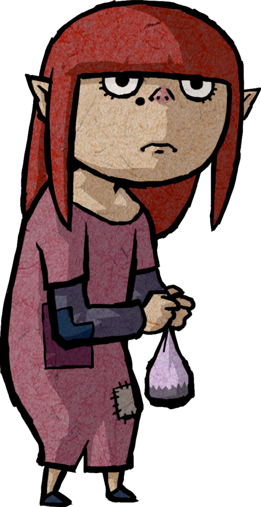 Https - //rei - Animecharactersdatabase - Com/uploads/chars/43373- - Wind Waker Poor Maggie (514x1000), Png Download