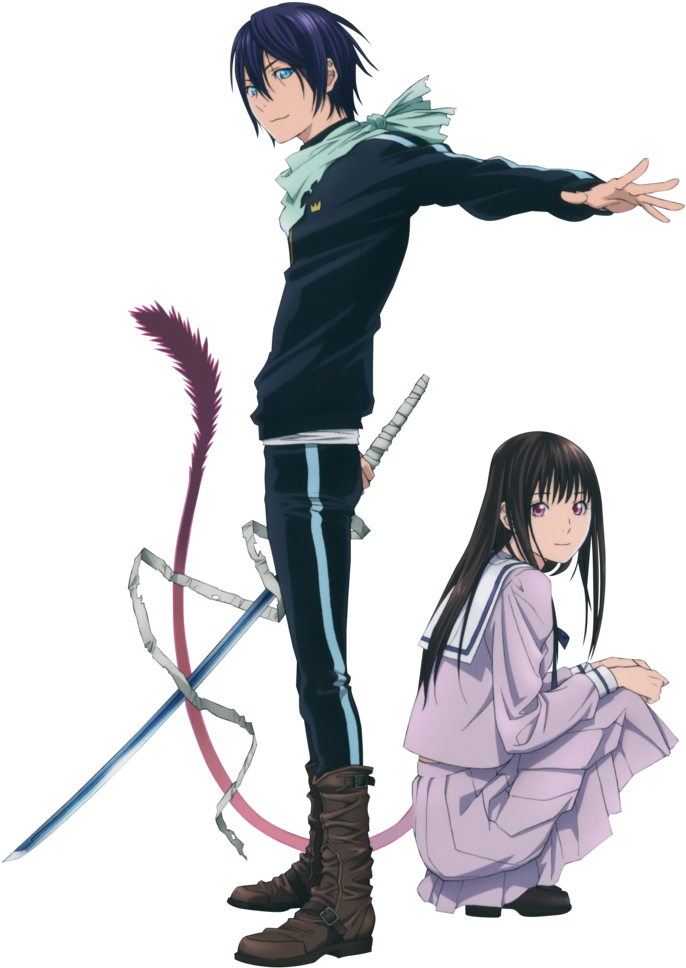 Yato & Hiyori Iki - Yato Noragami (764x1045), Png Download