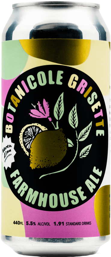 North End Botanicole Grisette 440ml Can - The Ned (368x880), Png Download