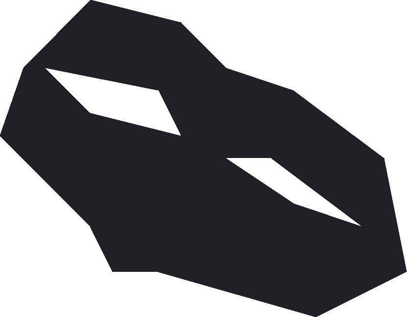 Highwayman Mask (831x646), Png Download