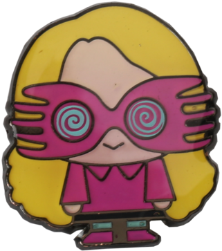 Luna Lovegood Pin (528x600), Png Download