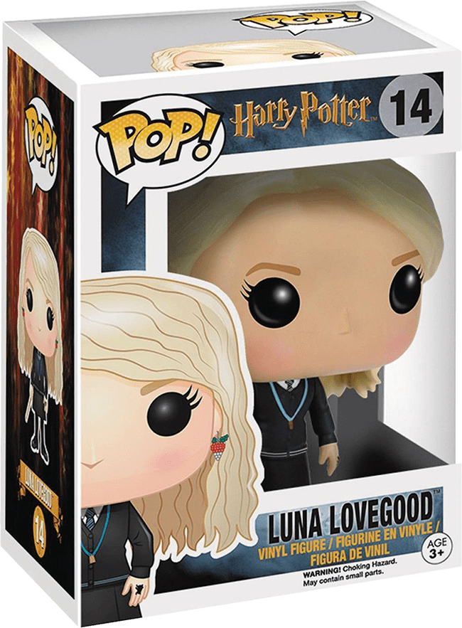 Funko Pop Movies Harry Potter Luna Lovegood (650x883), Png Download