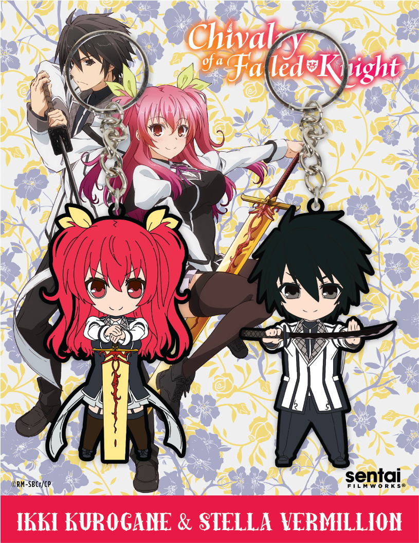 Pvc Keychain Set - Chivalry Of A Failed Knight Dvd: Complete Edition (1012x1080), Png Download