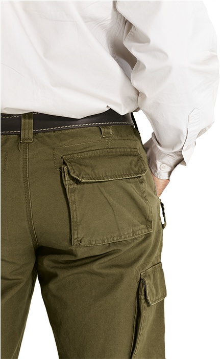 Detail2 - Pocket Cargo Pants Details (700x700), Png Download