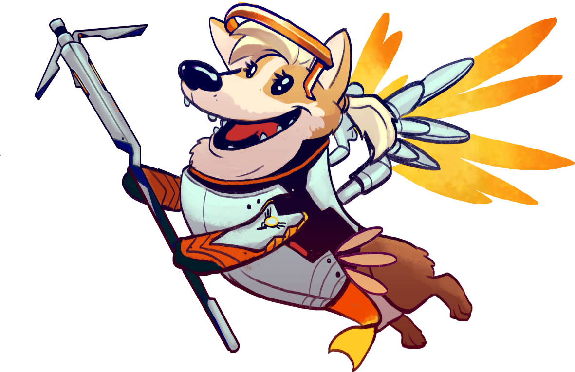 Overwatch, Good Things - Cartoon (1280x989), Png Download