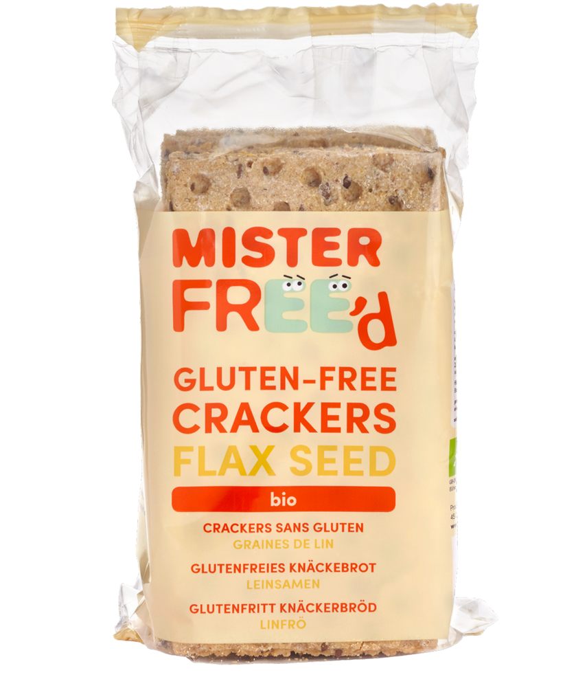 They Go Well With Cheese, Salmon, Charcuterie, Soup - Mister Free'd - Crackers Kaas En Pompoenzaad Biologisch (1080x1080), Png Download