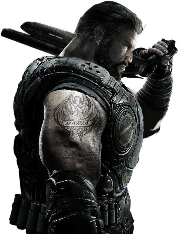 Dizzy Dom Marcus - Dom Gears Of War Zombie (1024x819), Png Download
