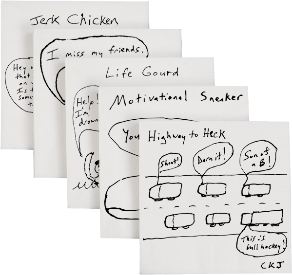 Mocktail Napkins Variety Pack - User (598x598), Png Download