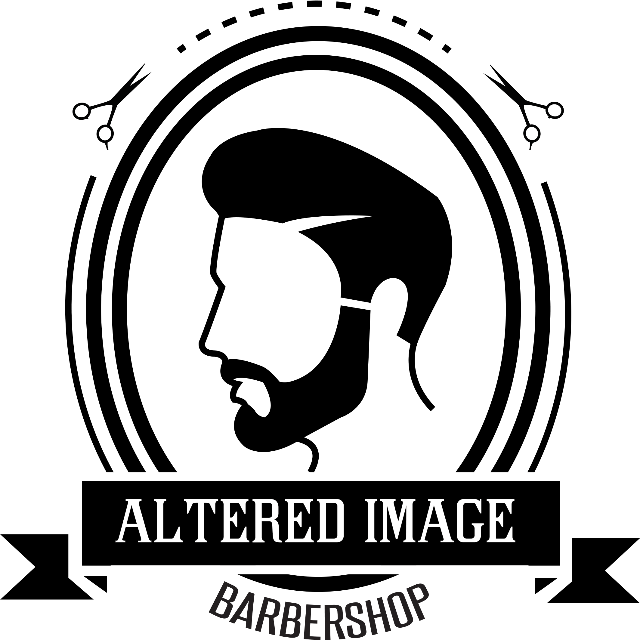Clip Art Black And White Altered Image Barbershop Mens - Barbershop Png (2126x2665), Png Download