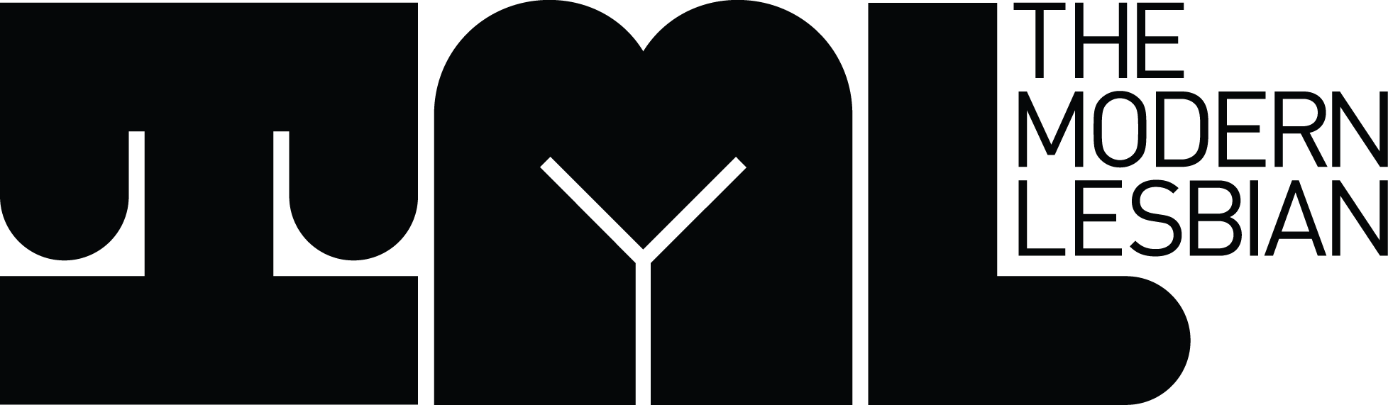 The Modern Lesbian Logo - Heart (1956x571), Png Download