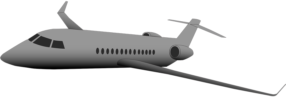 Airplane (960x480), Png Download