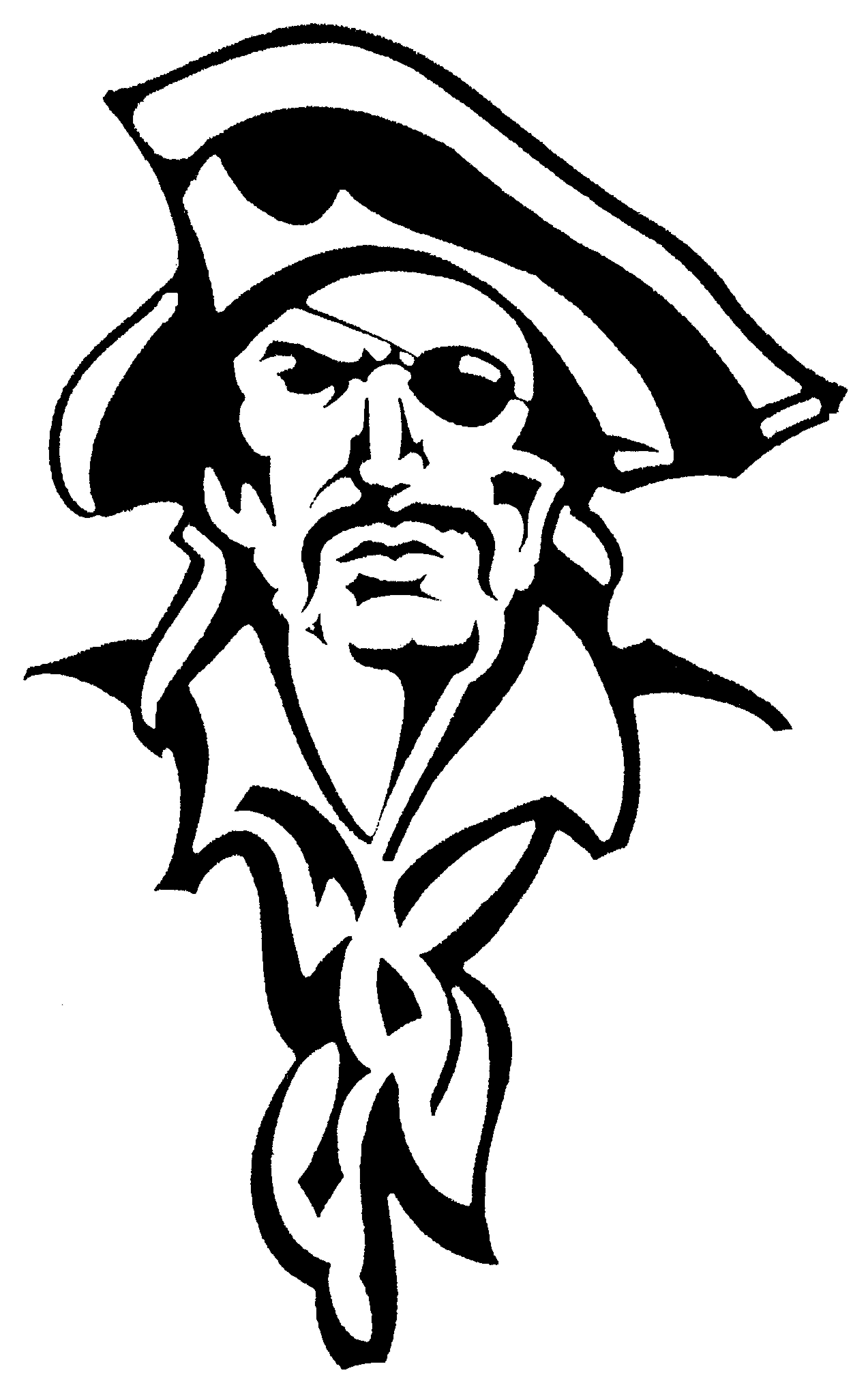 Pirate - - Cedar Cliff High School (1326x2157), Png Download