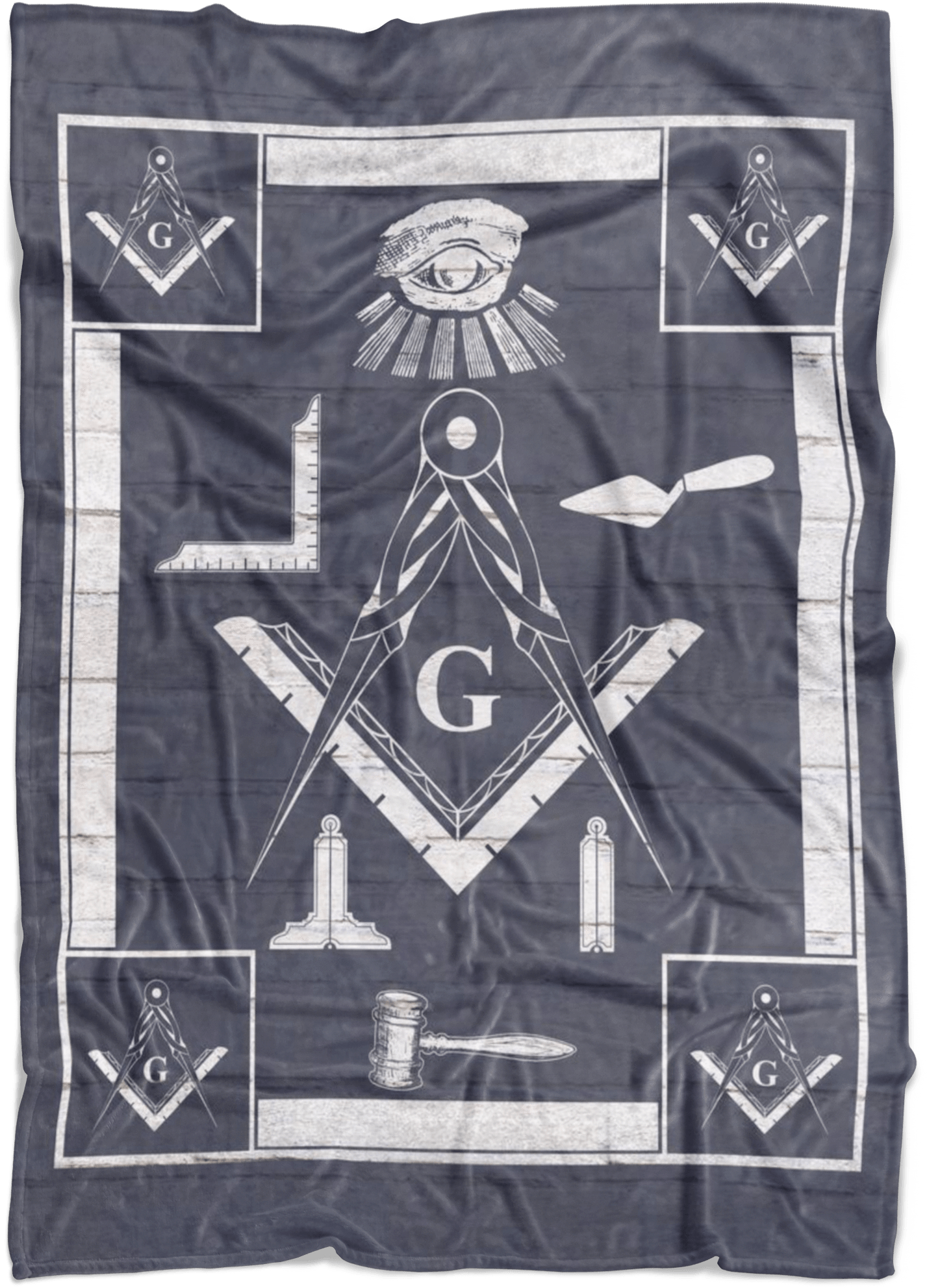 Masonic Symbols Fleece Blanket (2000x2000), Png Download