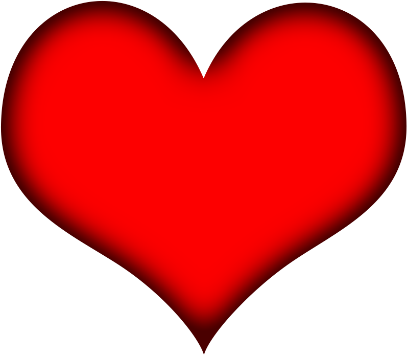 Free Download Stylish 3d Valentine Heart Png Red Color - Heart (900x900), Png Download