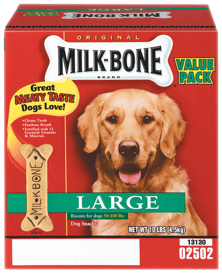 Del Monte Milk Bone Dog Biscuit Large - Milk Bone Dog Treats Review (600x600), Png Download