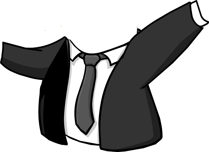 Suit - Club Penguin Black Suit (713x517), Png Download