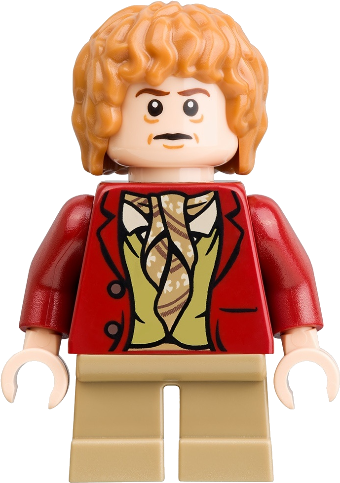 Bilbo - Lego Hobbit Bilbo Baggins (700x996), Png Download