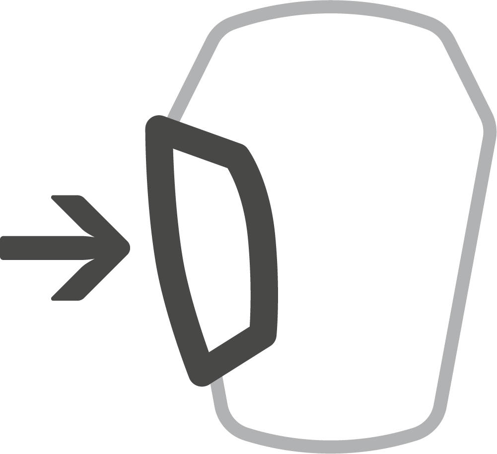 Side Opening (1001x915), Png Download