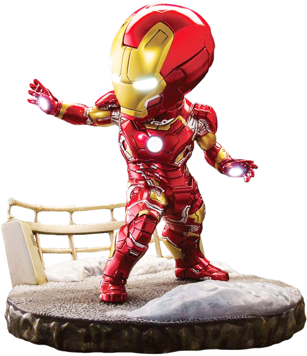 Age Of Ultron Iron Man Mark Xliii Egg Attack Statue - Iron Man Mark Xliii Egg Attack (615x738), Png Download