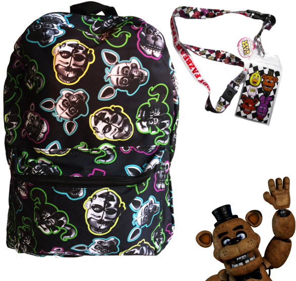 Five Nights At Freddy's - Fnaf Sister Location Backpack (600x600), Png Download