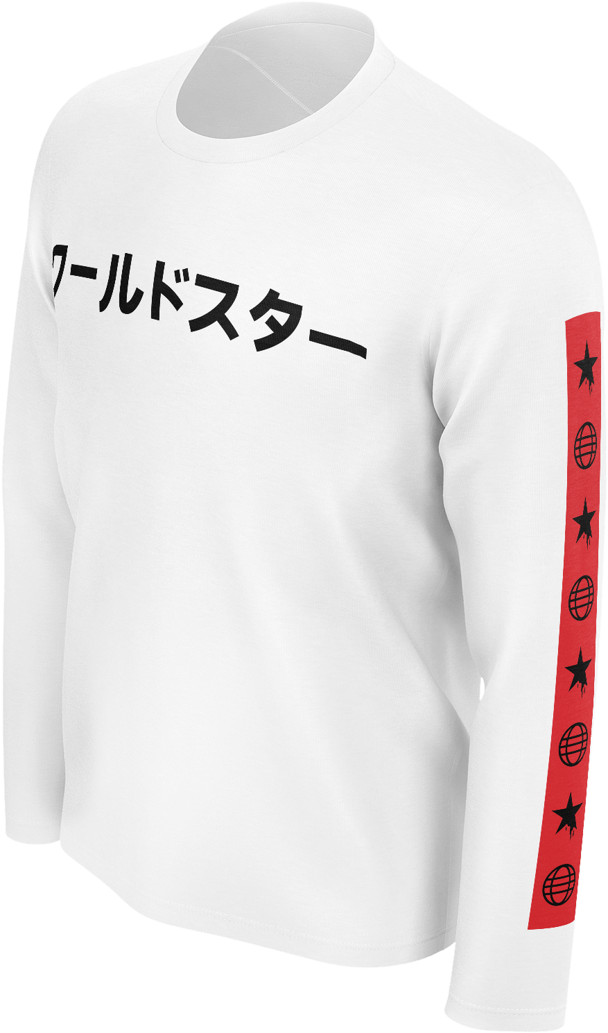 Japanese Longsleeve Tee Japanese Longsleeve Tee - Long-sleeved T-shirt (1600x1600), Png Download
