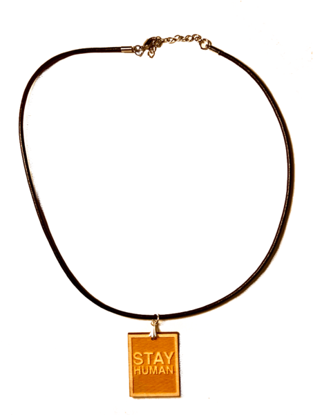 Stay Human Necklace - Michael Franti (600x600), Png Download