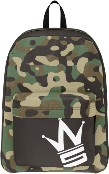 Green Camo Backpack - Backpack (600x600), Png Download
