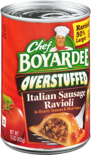 Chef Boyardee Spicy Beef Ravioli In Tomato (600x600), Png Download