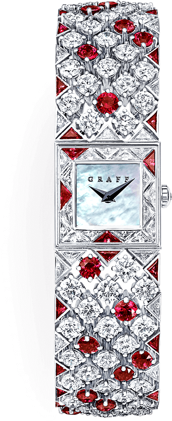 A Fully Set Ruby And Diamond Ladies High Jewellery - Graff (1400x2000), Png Download