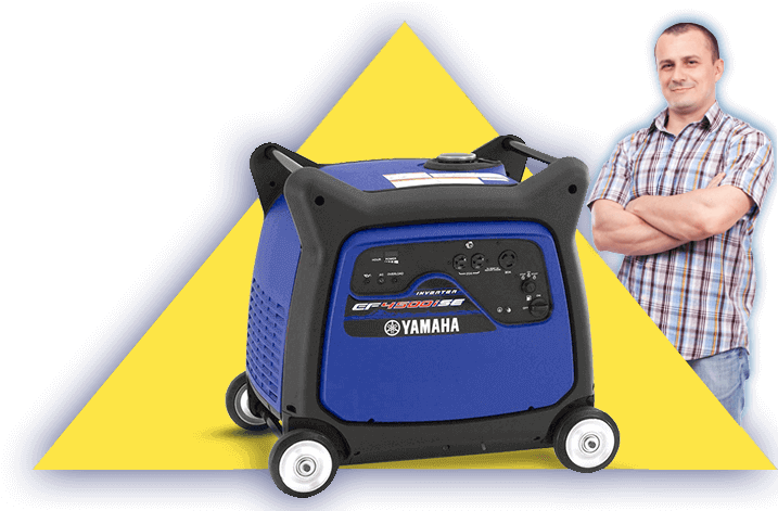 Terry Cottonaro - Yamaha Ef4500ise 4500 Watt 357cc Ohv 4-stroke Gas Powered (748x470), Png Download