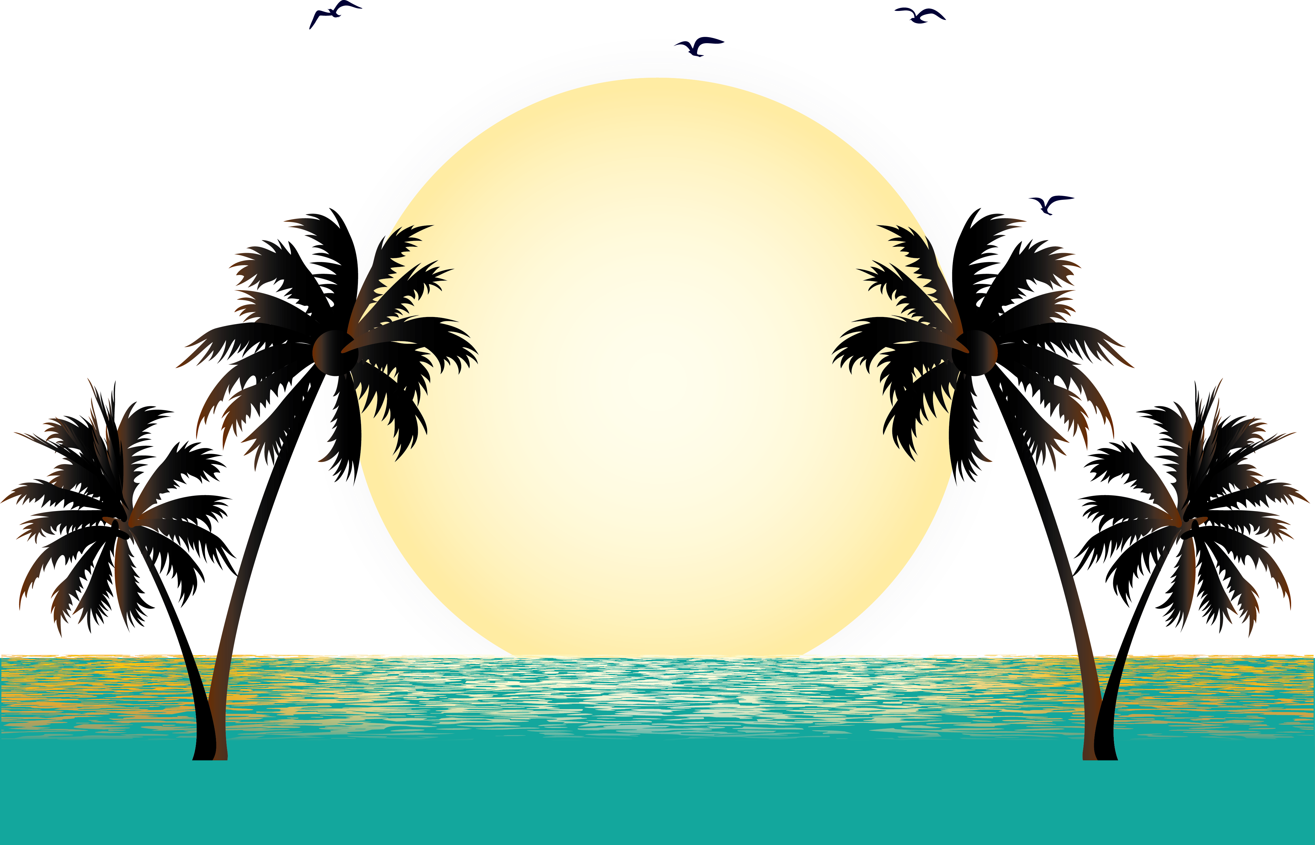 Summer Vacation Beach - St Croix Usvi Tattoo (4567x2935), Png Download