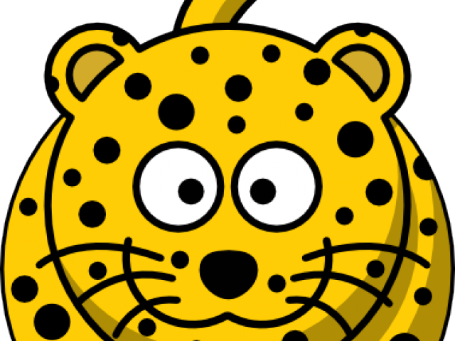 Leopard Clipart Easy (640x480), Png Download