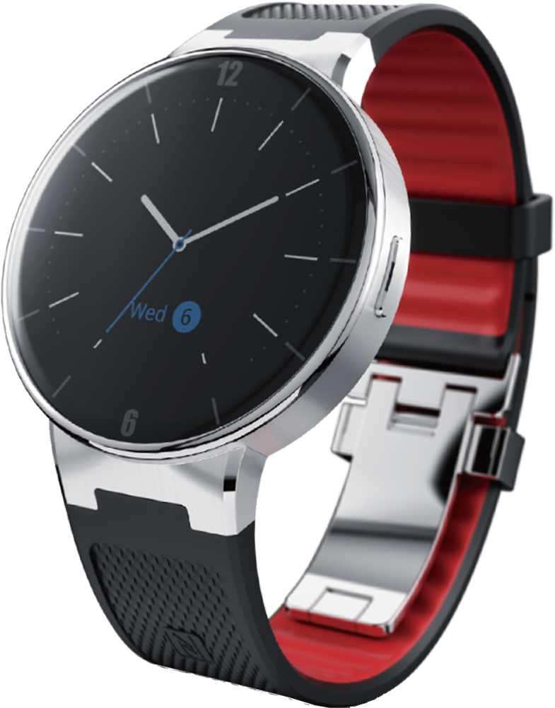Best Inexpensive Smart Watch - Alcatel One Touch Smartwatch (785x1001), Png Download