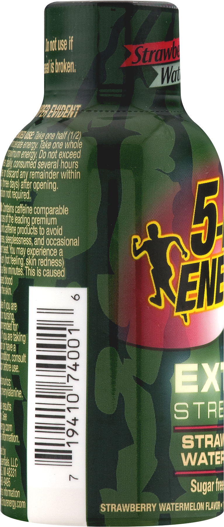 5-hour Energy Sugarfree Extra Strength Energy Shot, - 5 Hour Energy - Energy Shot Extra Strength Strawberry-watermelon (1800x1800), Png Download