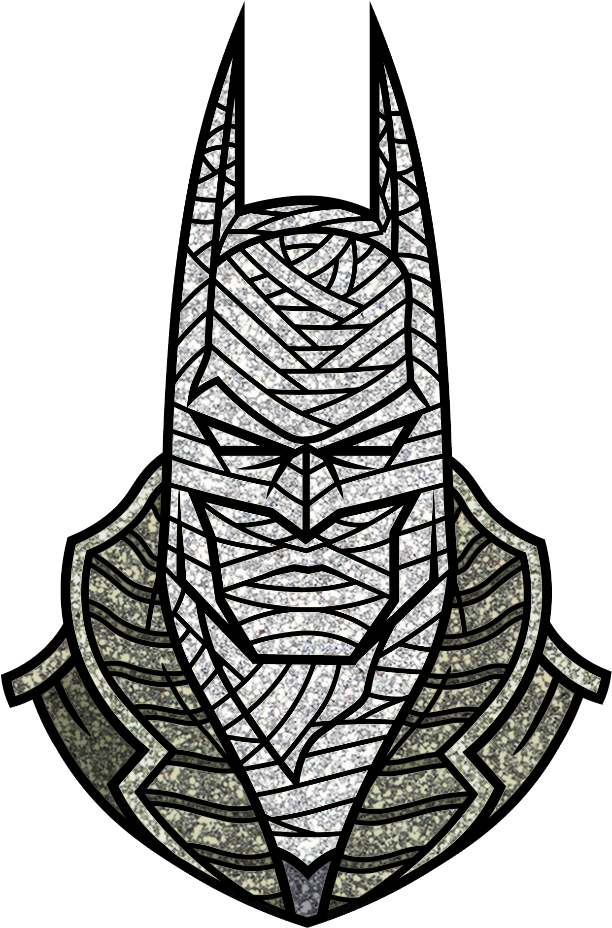 Image Of The Batman Villains Series - Batman (2835x2835), Png Download