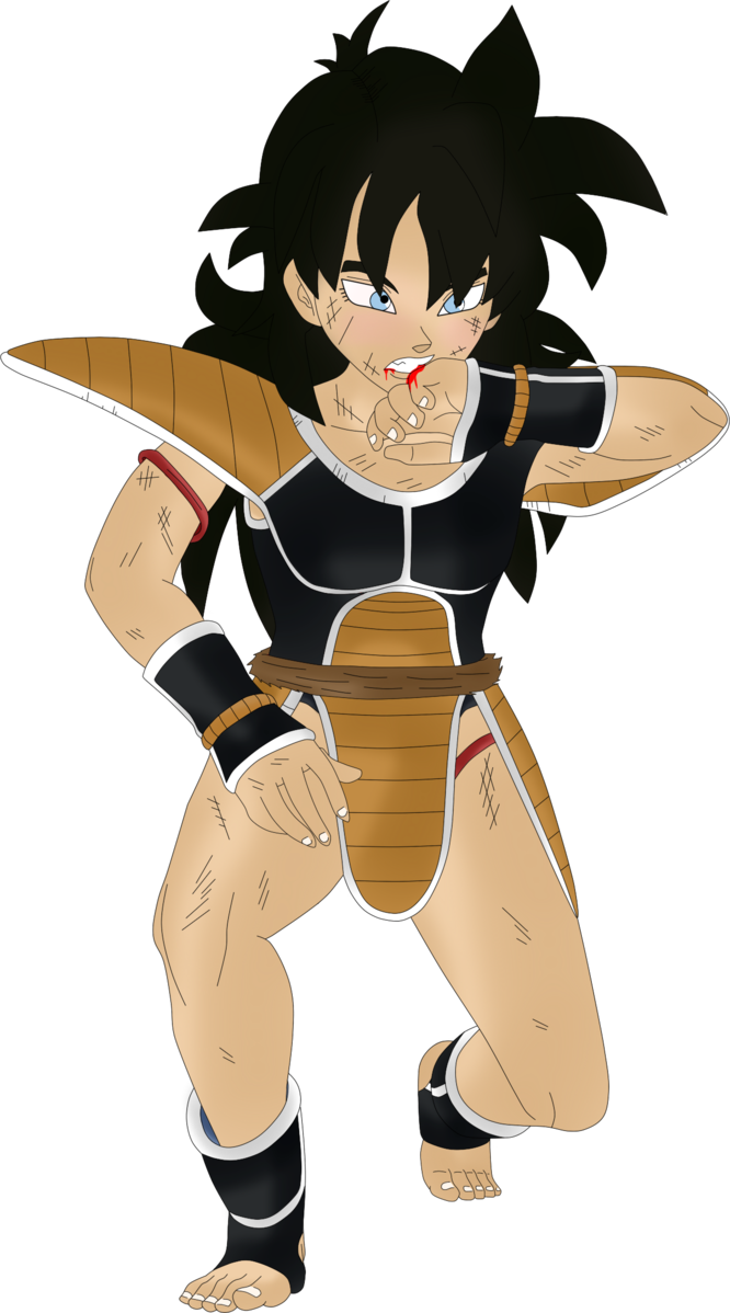 Female Saiyan Warrior By Soleswallower - Female Saiyan Battle Armor (666x1198), Png Download
