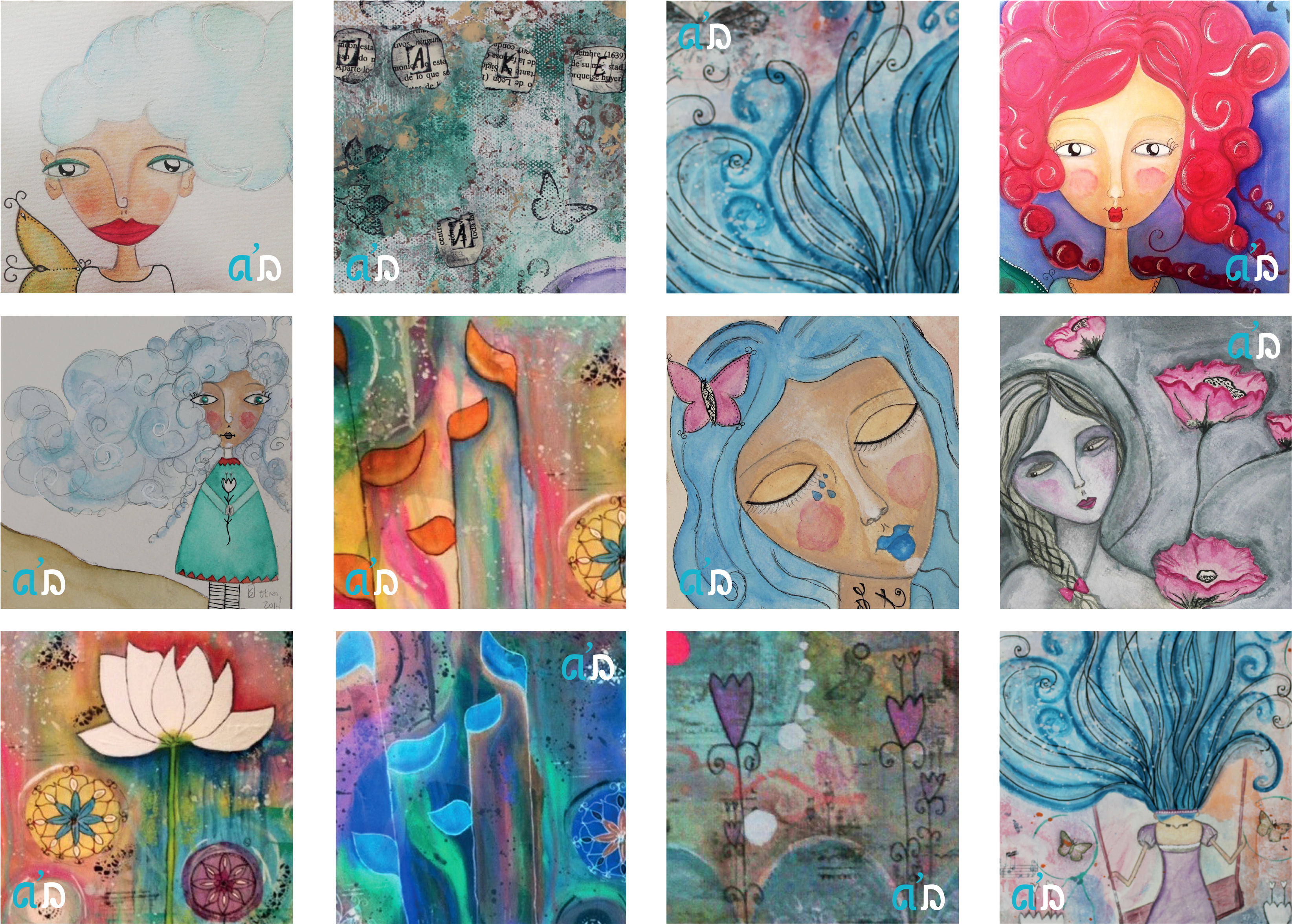 From Creating Mixed Media Artwork And Botanical Illustration - Painting (3508x2480), Png Download