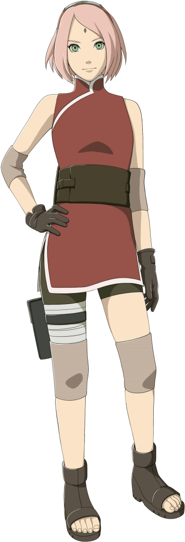 Naruto The Last Photo - Naruto The Movie The Last Sakura Haruno Cosplay Costume (400x1187), Png Download