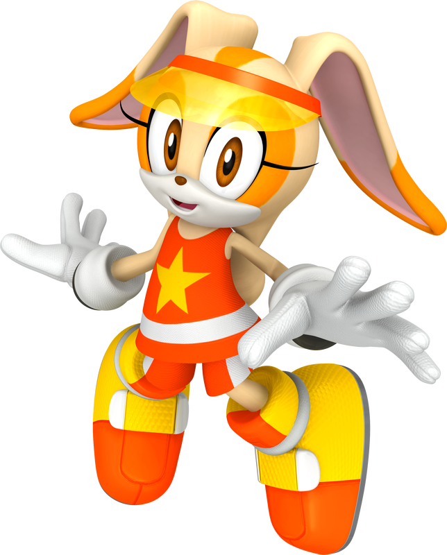 Sonic Riders - Cream Sonic (644x800), Png Download