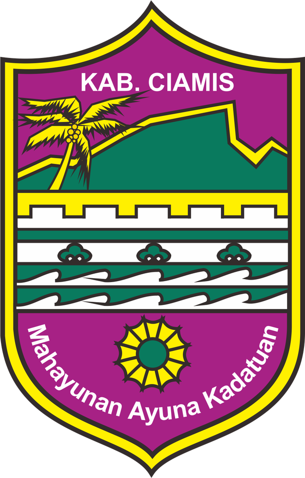 Lambang Kabupaten Ciamis (627x981), Png Download