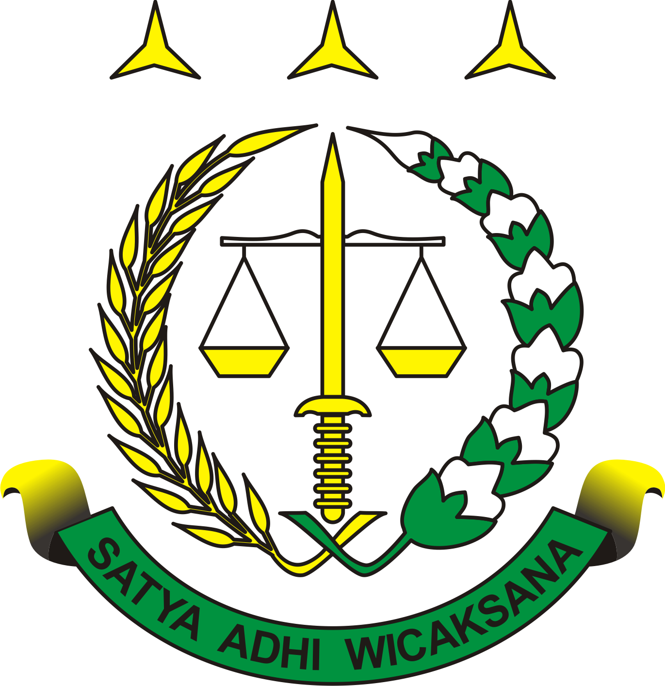 Logo Kejaksaan Agung Png (1371x1413), Png Download