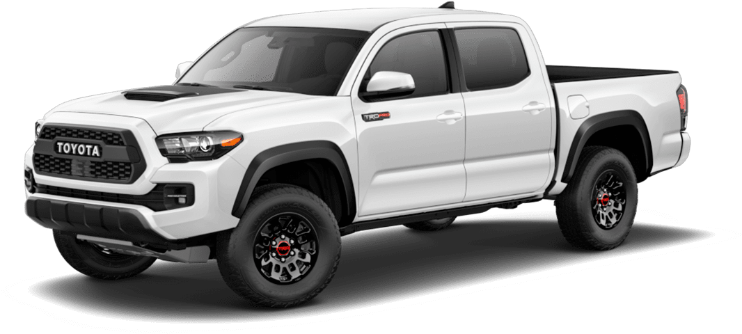 Trd Pro - White Tacoma Sport 2017 (1100x550), Png Download
