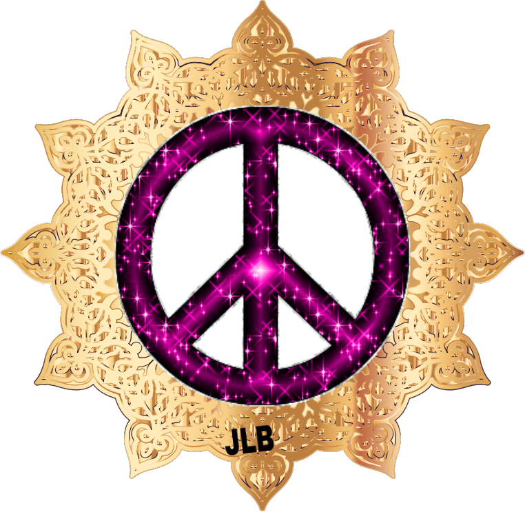 ☮/jlb - Peace Sign (762x743), Png Download