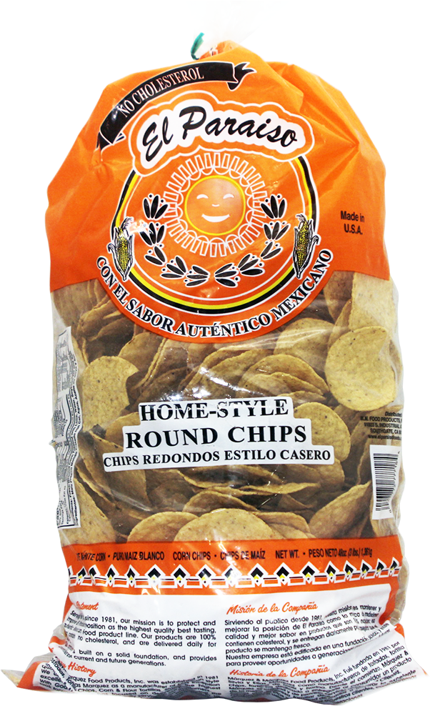 Download Round Party Size Chips 48oz Corn Chip Full Size PNG Image