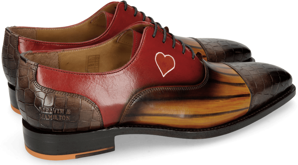 Couture Kylian 1 Crock Stone Ocra Lines Stone Red - Leather (1024x1024), Png Download