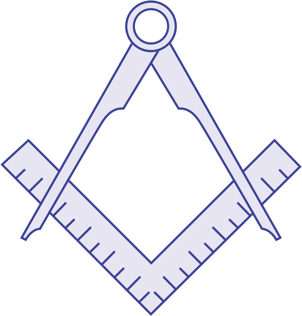 Square & Compass - Square And Compass Vinyl (617x645), Png Download