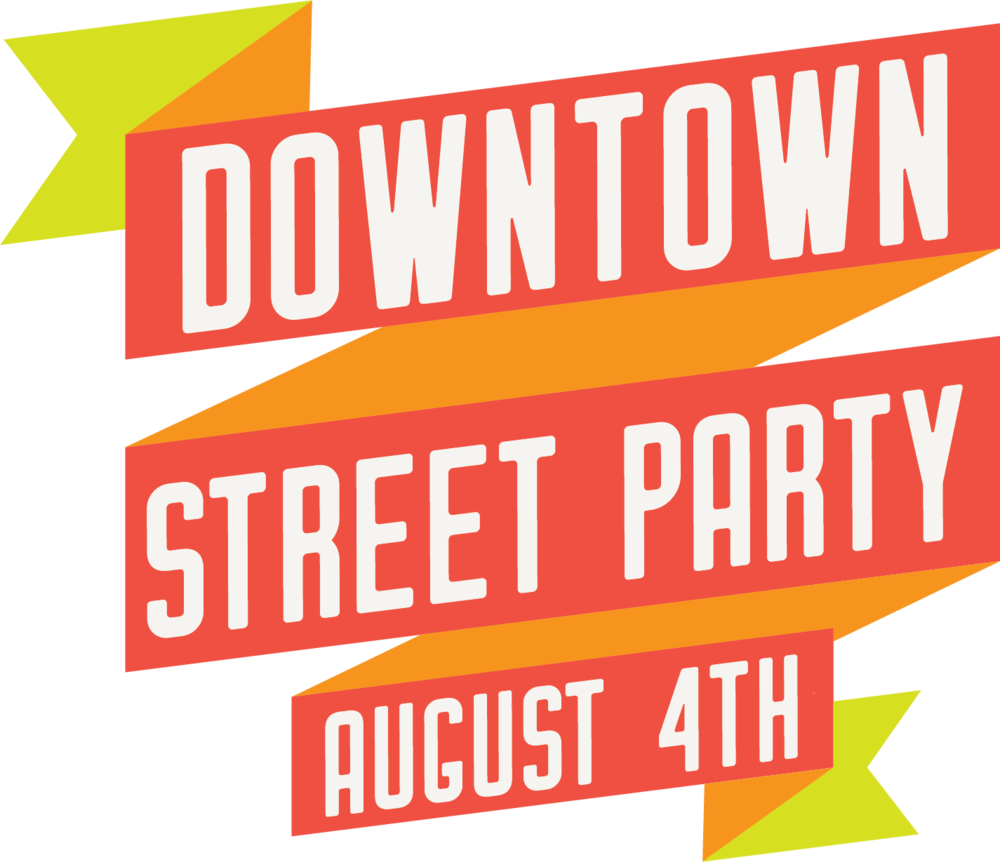Downtownstreetparty Graphic (1000x862), Png Download