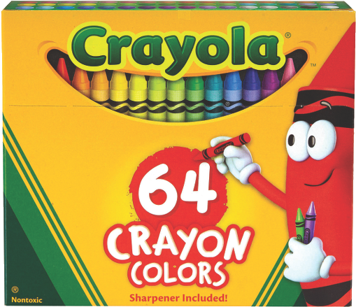 Crayola Markers Png Www Imgkid Com The Image Kid Has - Crayola 64 Crayons (750x750), Png Download