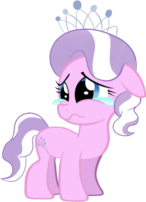 Pink Tiara Cliparts - Mlp Diamond Tiara Sad (540x708), Png Download