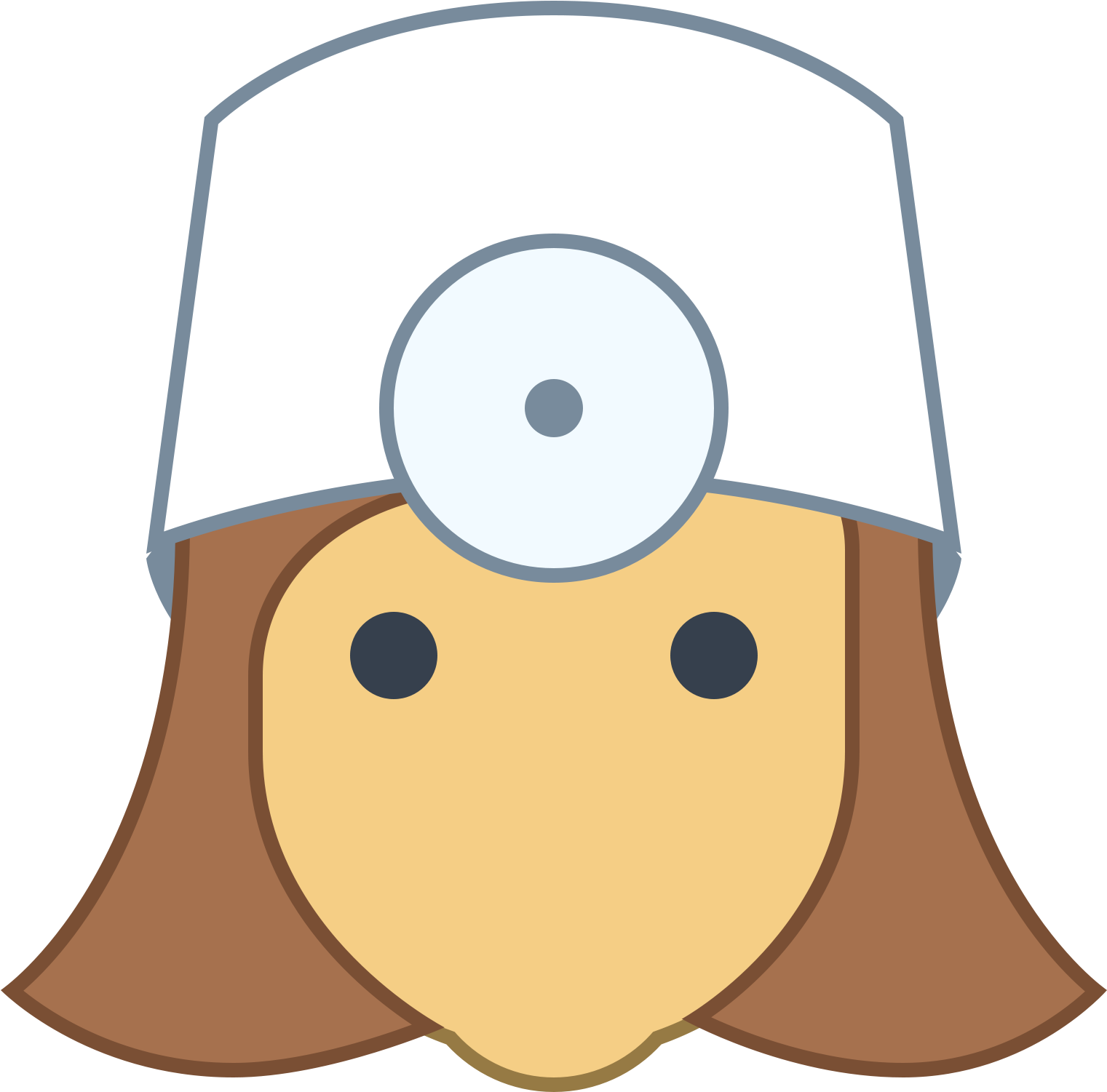 Doctor Female Icon - Icon (1600x1600), Png Download